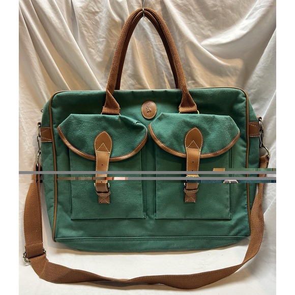 Ralph Lauren Other - VTG Polo Ralph Lauren Green Laptop Messenger Bag Classic Old Money 90s